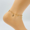 Anklet chains gold-plated 1