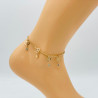 Gold ankle chains 3