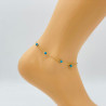 Gold ankle chain GSF165D