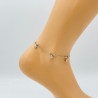 Silver ankle chain GA1710-2A