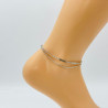 Silver ankle chain GA1710-5A