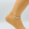 Silver ankle chain GA1710-12A