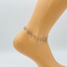 Silver ankle chain GA1710-15A