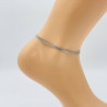 Silver ankle chain GA1710-17A