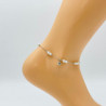 Silver anklet GA1710-19A