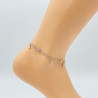 Silver ankle chain GA1710-20A