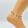 Silver ankle chain GA171011A