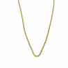 Glittering gold stainless steel necklace