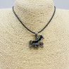 Collier fantaisie acier filles Chevaux