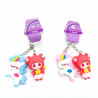 Unicorn and doll key ring set