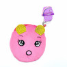 Pack of pink cat pocket key rings