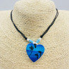 Fantasy necklace boys wooden heart