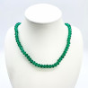 Collier cristaux épais Vert foncé