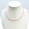 Collana in cristallo fine Rosa chiaro