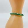 Bracelet cristaux épais Vert