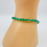 Bracelet cristaux fins Vert