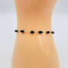 Pulsera de cuentas balinesas GN18-19B Negra