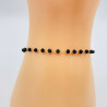 Pulsera de cuentas balinesas GN18-47B Negra