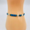 Pulsera de cuentas balinesas GN18-65 Azul