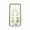 Set of gold-plated stainless steel earrings N°209