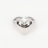 Anillo extensible de acero inoxidable plateado N°415