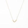 Minimalist gold-plated stainless steel necklace