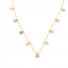 Gold-plated stainless steel necklace 3 colors clovers