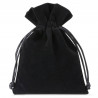 Jewelry packaging, black velvet gift bag