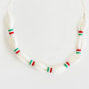 Seashell bracelet Italian colors