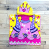 Princess child bath cape