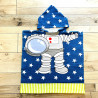 Cape de bain enfant astronaute