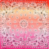 Bandana mit Farbverlauf gelb/rosa