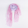 Foulard long dégradé rose violet