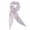 Chouchou foulard violet