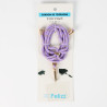 Cable de teléfono - Violeta dorado