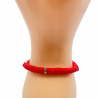 Bracciale Heishi rosso