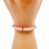 Heishi light pink bracelet