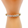 Pulsera Heishi friends blanca