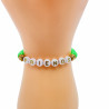 Bracelet Heishi friends vert