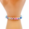 Bracelet Heishi friends coloris bleu