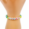 Bracelet Heishi friends coloris vert