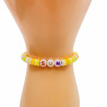 Bracelet Heishi sun coloris jaune