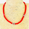 Collar heshi rojo para niñas