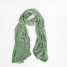 Foulard long nuances de vert