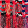 Lot tons rouges bracelets brésiliens coton enfants