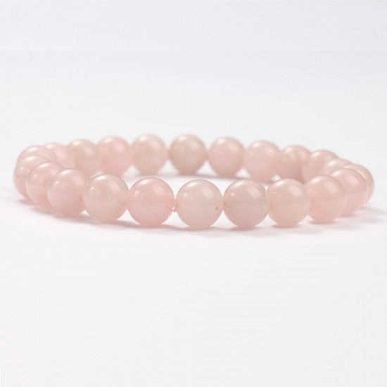 Bracelets minéraux Quartz rose 1