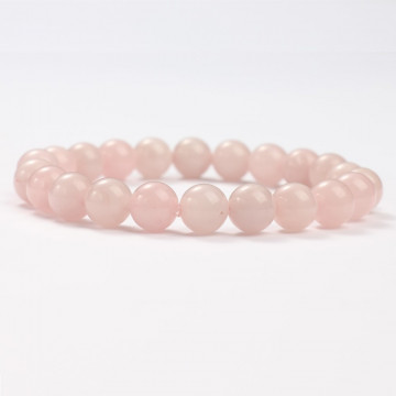 G151-01 Bracelets minéraux Quartz rose