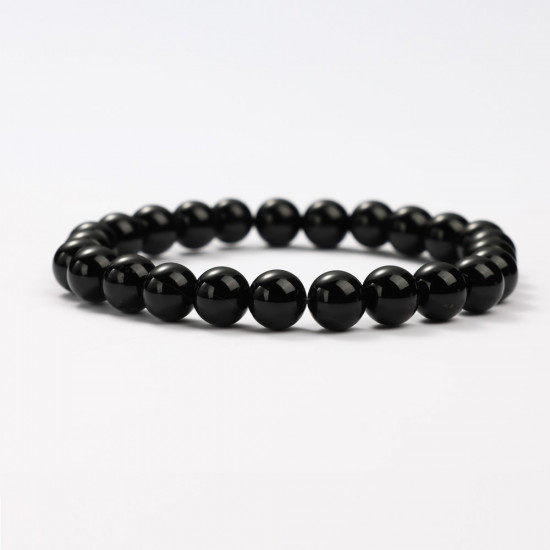 G151-08 Bracelets minéraux Obsidienne