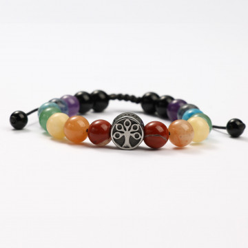 G151-50 Bracelets minéraux 7 chakras