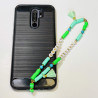 Forever friends" phone jewelry green pompon